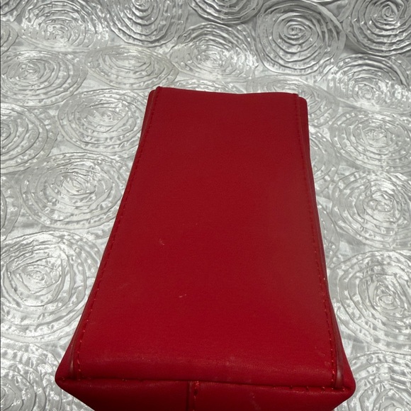 Dolce & Gabbana Make Up Red Dome Cosmetic Pouch with Gold Logo - Picture 7 of 12